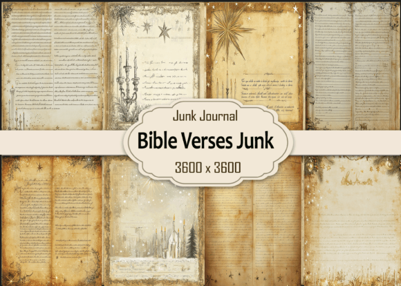 Bible Verses Junk Journal Page: Elevate Your Faith-Based Projects