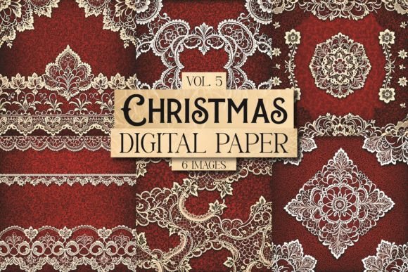 Christmas Digital Paper Vol. 5: A Designer's Vintage Toolkit