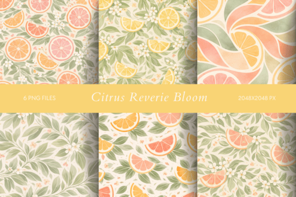 Citrus Reverie Bloom: A Soft Botanical Dream