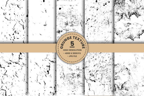 Distressed Grunge Overlay Texture: Raw Edge for Modern Design