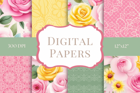Embrace Garden Charm: Using Pink & Yellow Rose Patterns