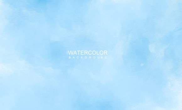 The Fluid Elegance of a Blue Watercolor Background